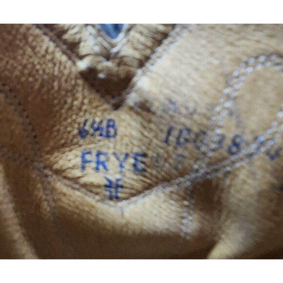 Vintage 1970s Frye Brown Leather Western Cowboy Boots Women’s 6.5 High Heel Tall - Picture 13 of 13